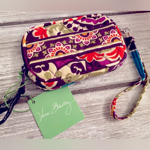 !RARE! Vera Bradley Tech Case ✨ Plum Crazy - Picture 7 of 9